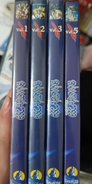 Escaflowne DVD Vol. 1, 2, 3 y 5