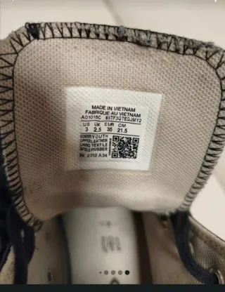 Zapatillas Converse Piel Niña Negras