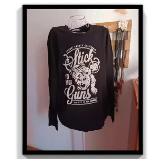 Camiseta negra hombre Stick to your Guns