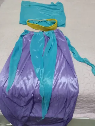 Disfraz Princesa Morado y Turquesa