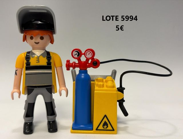 Lote 5994 Playmobil Obrero soldador a gas
