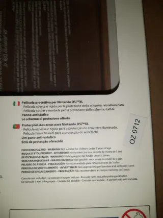 NUEVO.Protectores Pantalla Nintendo DSi XL Bigben