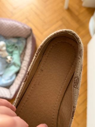 Mocasines estilo Gucci estampado Talla 35