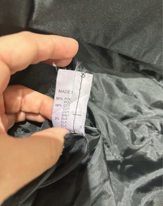 Americana de raso negra