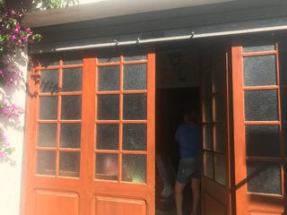 Puertas madera y cristal