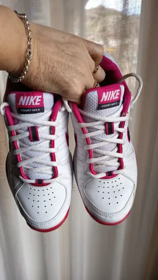 Zapatillas Nike Mujer Blancas y Rosas