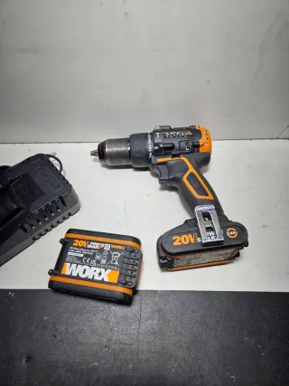 Taladro Percutor Worx 20V con Cargador