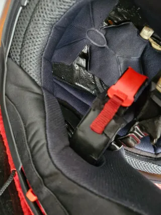 Casco Moto Integral Zero Racing Azul Blanco