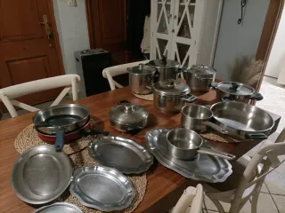 Set de Ollas de Acero Inoxidable Inducción todas