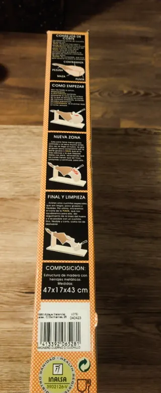 Jamonero Curvado GINALSA con Cuchillo