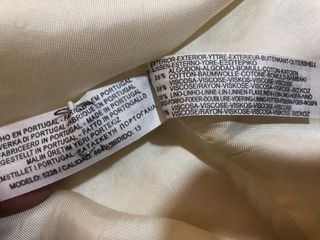 Falda Massimo Dutti Beige y Blanca