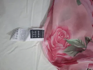 Abito lungo donna floreale rosa