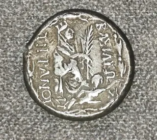 Moneda Griega Antigua Plata