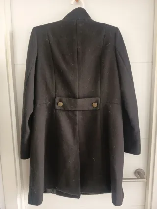 Abrigo negro Formul@ militar mujer