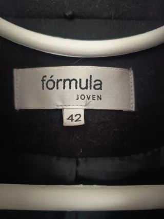 Abrigo negro Formul@ militar mujer