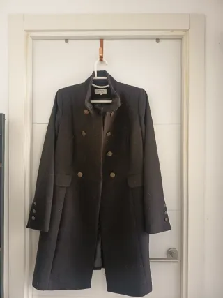 Abrigo negro Formul@ militar mujer