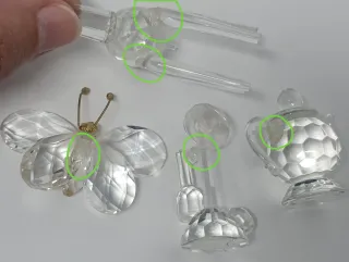 Figuras cristal colección