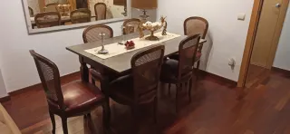 Mesa comedor plegable madera