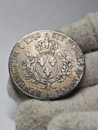 Moneda de plata 1 Ecu 1783 A de Francia París
