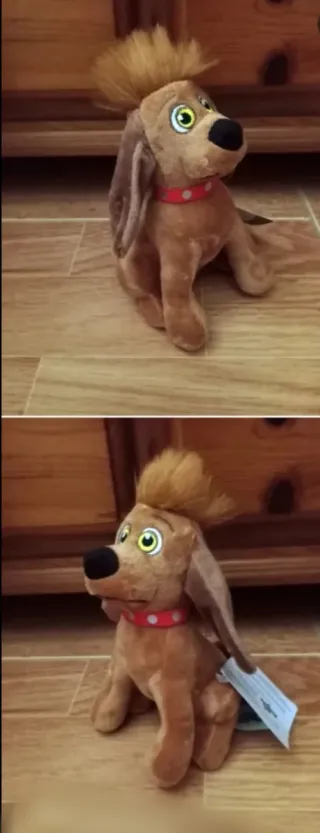 Pack 2 peluches: El Grinch y Max dog  (NUEVOS!)