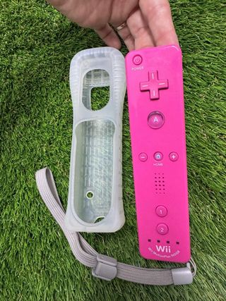 Mando Wii Rosa con Wii Motion Plus