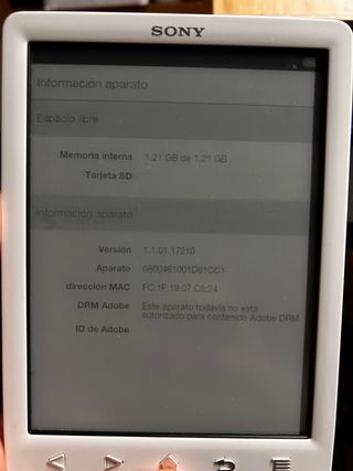 Sony Reader Blanco