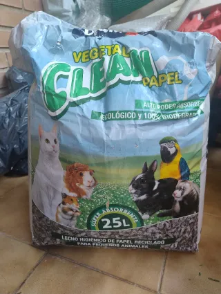 ¡¡¡ LECHO PAPEL VEGETAL CLEAN 25L !!!