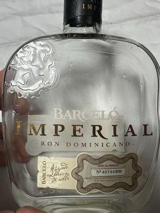 Bottiglia vuota Rum Barceló Imperial