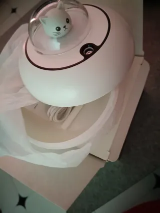 Lámpara Humidificador Gatito