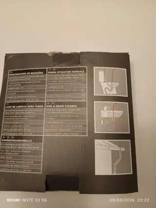 Desatascador manual Powerfix Profi 5m