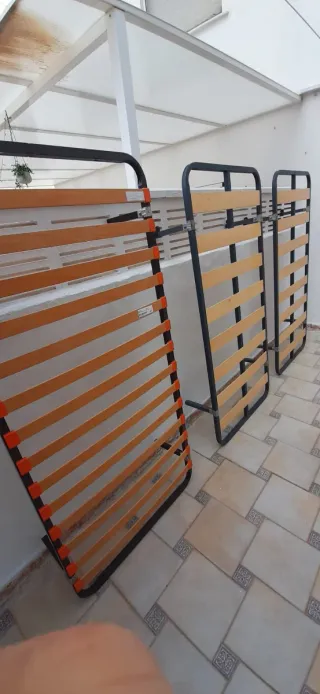 Conjunto de 3 somieres individuales