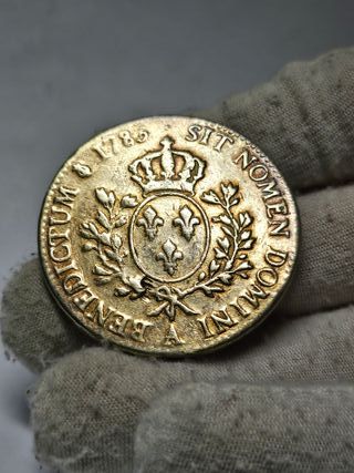 Moneda de plata 1 Ecu 1783 L de Francia Bayonne