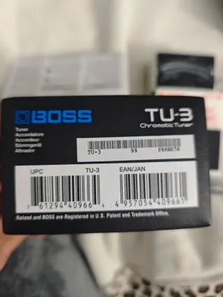 Boss TU-3 Afinador Cromático Pedal