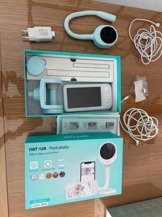 Vigilabebés Netvue Peekababy Azul