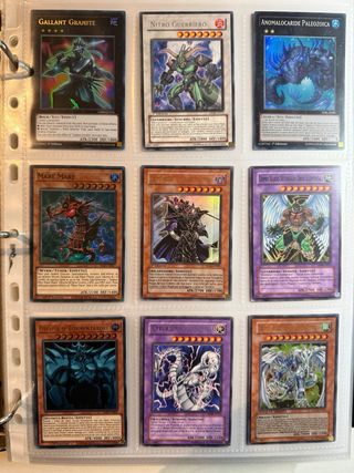 Lotto Carte Yu-Gi-Oh! - Diverse + 10 fogli bonus