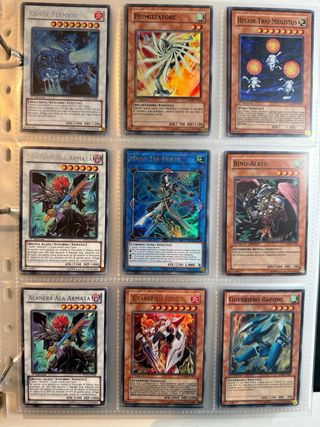 Lotto Carte Yu-Gi-Oh! - Diverse + 10 fogli bonus