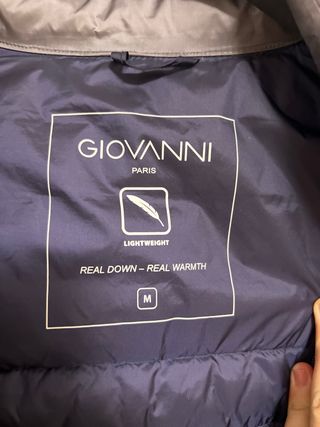 Chaqueta Giovanni gris acolchada