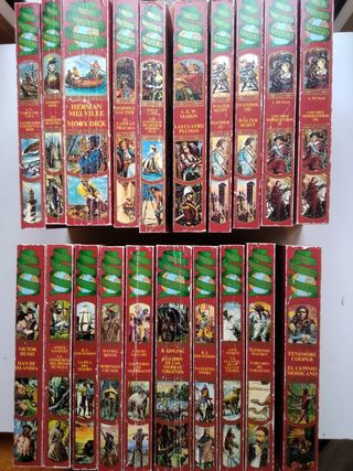 Colección de libros de clásicos de aventuras