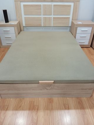 Pack Dormitorio: Canapé +  Cabecero + 2 mesitas