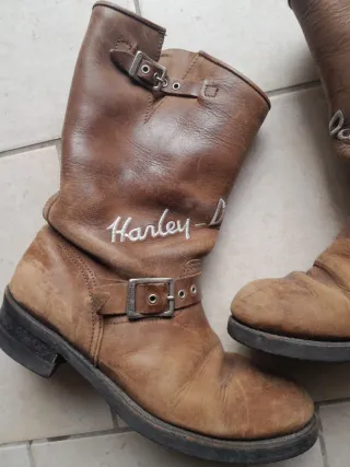 Stivali Harley Davidson Pelle Marrone EUR 43
