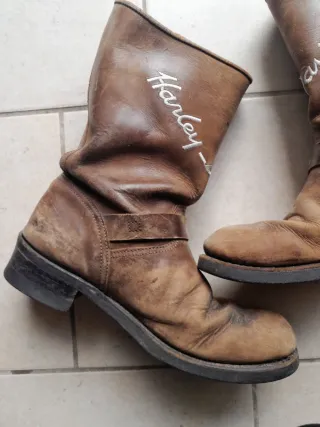 Stivali Harley Davidson Pelle Marrone EUR 43