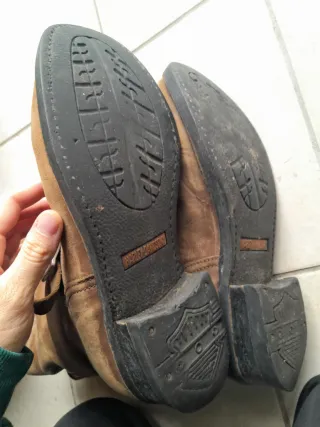 Stivali Harley Davidson Pelle Marrone EUR 43