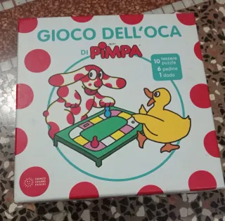 Gioco dell'Oca di Pimpa Puzzle pedine dado