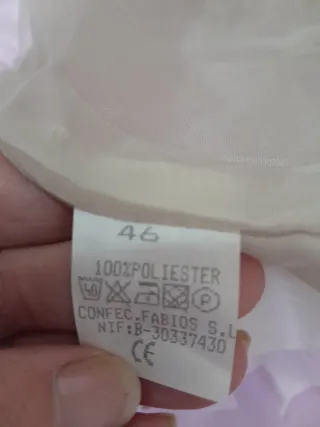 Conjunto dos piezas  señora