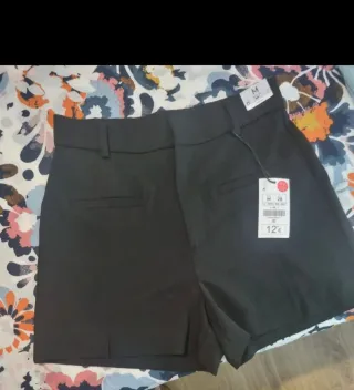 Pantalones cortos negros talla M