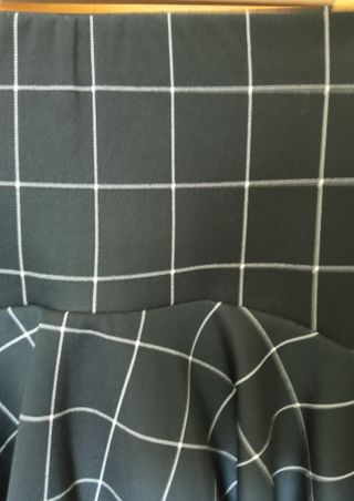 Falda cuadros Stradivarius