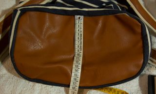 Zainetto righe blu e marrone