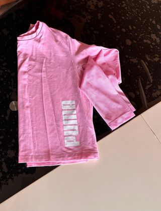 Camiseta Puma rosa manga larga