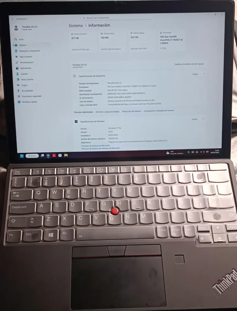 Lenovo ThinkPad X12 afbeelding 2