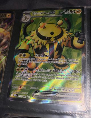 Carta Pokémon Electivire EX 212/182